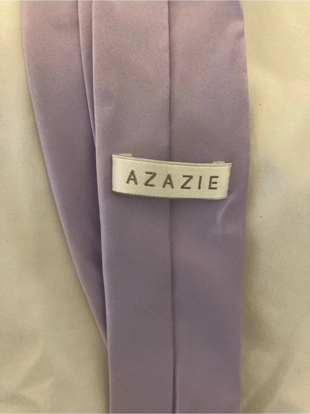Kids Lilac Satin AZIZIE tie